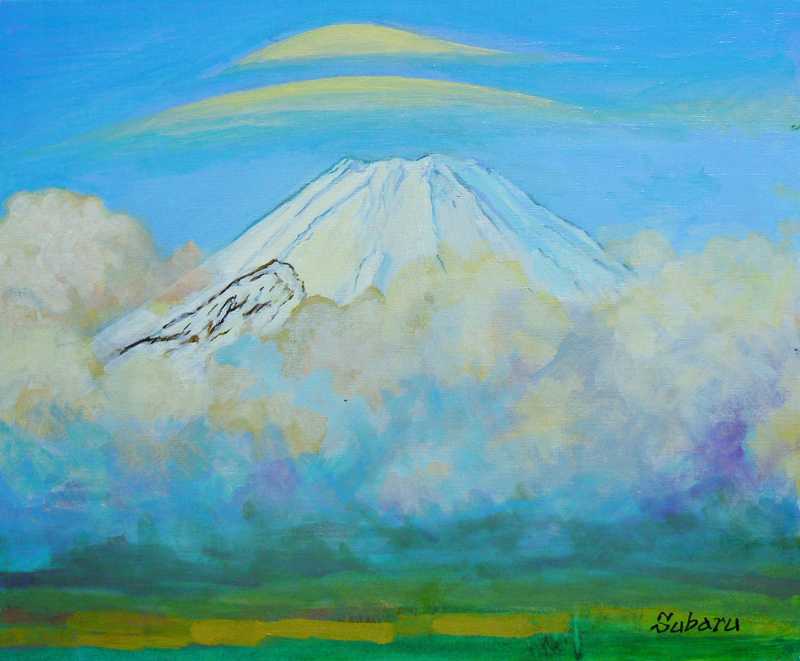 Amazon.co.jp: 絵画、アクリル画、F10号、岩山から見た紅葉の妙義山 佐原聖春 : 文房具・オフィス用品